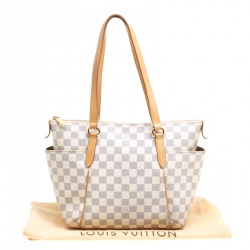 مملوكة مسبقًا Louis Vuitton Damier Azur Canvas and Leather Totally PM Bag
