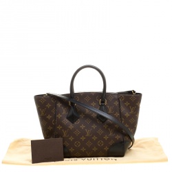 Pre Owned Louis Vuitton Noir Monogram Canvas Phenix PM Bag