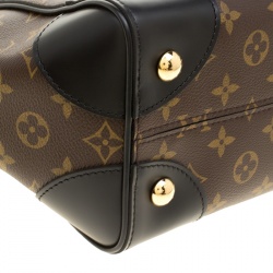 Pre Owned Louis Vuitton Noir Monogram Canvas Phenix PM Bag