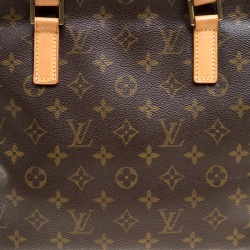 Pre Owned Louis Vuitton Monogram Canvas and Leather Cabas Piano Bag