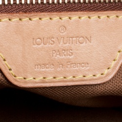 Pre Owned Louis Vuitton Monogram Canvas and Leather Cabas Piano Bag