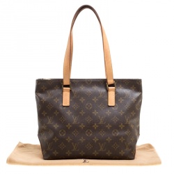 Pre Owned Louis Vuitton Monogram Canvas and Leather Cabas Piano Bag