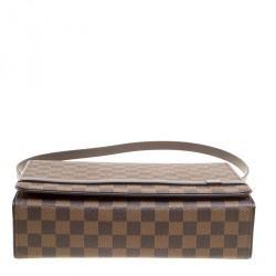 Pre Owned حقيبة لوي فيتون تريبكا كير جلد وكانفاس دامييه أيبين