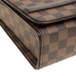 Pre Owned حقيبة لوي فيتون تريبكا كير جلد وكانفاس دامييه أيبين