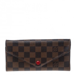 Louis Vuitton Damier Ebene Canvas Josephine Wallet 