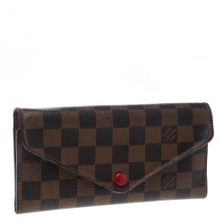 Louis Vuitton Damier Ebene Canvas Josephine Wallet 