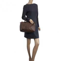 Pre Owned Louis Vuitton Damier Ebene Speedy 30