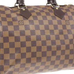 Pre Owned Louis Vuitton Damier Ebene Speedy 30