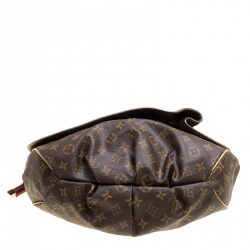 Pre Owned Louis Vuitton Monogram Canvas and Leather Limited Edition Kalahari GM Bag
