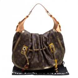 Pre Owned Louis Vuitton Monogram Canvas and Leather Limited Edition Kalahari GM Bag