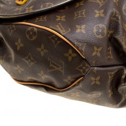 Pre Owned Louis Vuitton Monogram Canvas and Leather Limited Edition Kalahari GM Bag