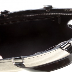 Pre Owned حقيبة لوي فيتون بريه جلد أيبي أليكتريك سوداء GM