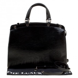 Pre Owned حقيبة لوي فيتون بريه جلد أيبي أليكتريك سوداء GM