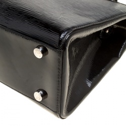 Pre Owned حقيبة لوي فيتون بريه جلد أيبي أليكتريك سوداء GM