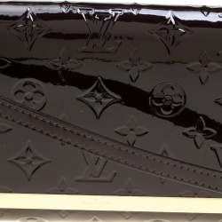 Pre Owned Louis Vuitton Amarante Monogram Vernis Ana Clutch