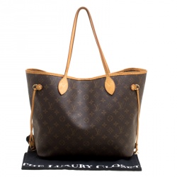 Louis Vuitton Monogram Canvas Neverfull MM Bag