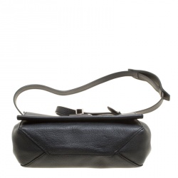 Pre Owned Louis Vuitton Black Leather Lockme II BB Bag