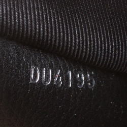 Pre Owned Louis Vuitton Black Leather Lockme II BB Bag