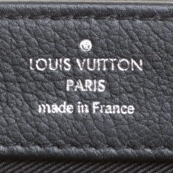 Pre Owned Louis Vuitton Black Leather Lockme II BB Bag