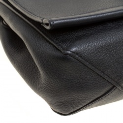 Pre Owned Louis Vuitton Black Leather Lockme II BB Bag