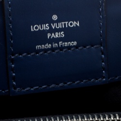 Pre Owned Louis Vuitton Coquelicot Epi Leather Kleber MM Bag