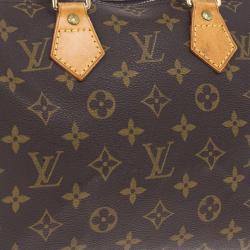 Pre Owned Louis Vuitton Monogram Canvas Speedy 25