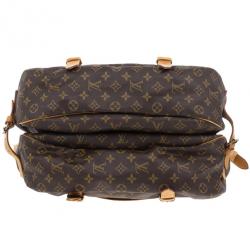 Pre Owned Louis Vuitton Monogram Canvas Saumur 43