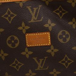 Pre Owned Louis Vuitton Monogram Canvas Saumur 43