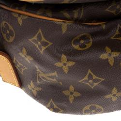 Pre Owned Louis Vuitton Monogram Canvas Saumur 43