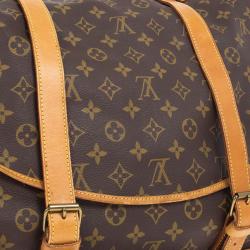 Pre Owned Louis Vuitton Monogram Canvas Saumur 43