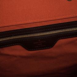 Pre Owned Louis Vuitton Damier Ebene Greenwich PM