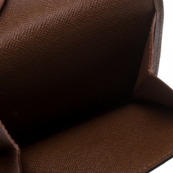 مملوكة مسبقًا Louis vuitton Monogram Canvas Elise Compact Wallet