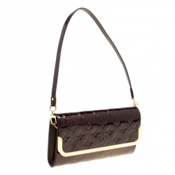 مملوكة مسبقًا Louis Vuitton Amarante Monogram Vernis Rossmore MM Clutch Bag