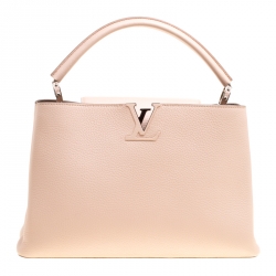 Pre Owned حقيبة لوي فيتون كابوشينس جلد توريلون بيج