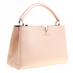 Pre Owned حقيبة لوي فيتون كابوشينس جلد توريلون بيج