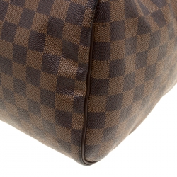 Pre Owned Louis Vuitton Damier Ebene Canvas and Leather Speedy 30 Bag