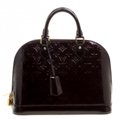 Louis Vuitton Rouge Fauviste Monogram Vernis Bellflower PM Bag Louis Vuitton