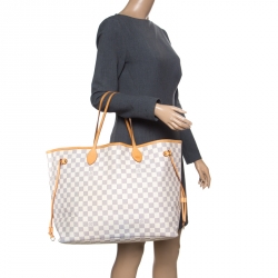 Louis Vuitton Damier Azur Canvas Neverfull GM Bag