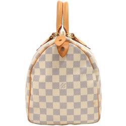 Pre Owned Louis Vuitton Damier Azur Canvas Speedy 30 Bag