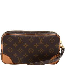 Louis Vuitton Monogram Pochette Marly Dragonne 22 Wristlet