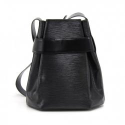 مملوكة مسبقًا حقيبة لوي فيتون ساك دبول جلد أيبي سوداء