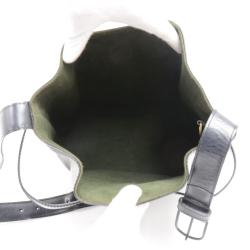 مملوكة مسبقًا حقيبة لوي فيتون ساك دبول جلد أيبي سوداء