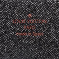Louis Vuitton Noir Epi Leather Flap Wallet