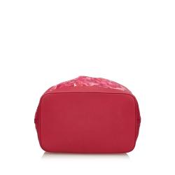 Pre Owned Louis Vuitton Indian Rose Monogram Ikat Floral Nylon Limited Edition Noefull Bag