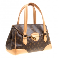 مملوكة مسبقًا حقيبة لوي فيتون بفرلي كانفاس مونوغرامية GM