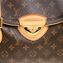 مملوكة مسبقًا حقيبة لوي فيتون بفرلي كانفاس مونوغرامية GM