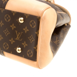 مملوكة مسبقًا حقيبة لوي فيتون بفرلي كانفاس مونوغرامية GM