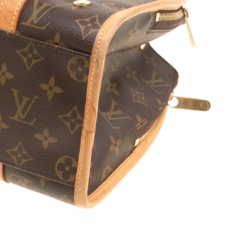 Pre Owned حقيبة لوي فيتون دوغ كارير PM ساك باكستر كانفاس مونوغرامي