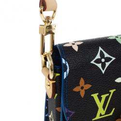 Pre Owned Louis Vuitton Multicolore Monogram 'Heartbreaker' Clutch