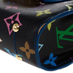 Pre Owned Louis Vuitton Multicolore Monogram 'Heartbreaker' Clutch